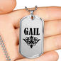 Gail v01a - Luxury Dog Tag Necklace