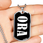 Ora v03 - Luxury Dog Tag Necklace