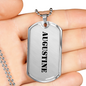 Augustine - Luxury Dog Tag Necklace