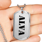 Alva - Luxury Dog Tag Necklace