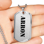 Arron - Luxury Dog Tag Necklace