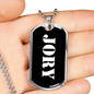 Jory v3 - Luxury Dog Tag Necklace