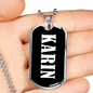 Karin v03 - Luxury Dog Tag Necklace