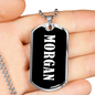 Morgan v03 - Luxury Dog Tag Necklace
