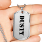 Dusty - Luxury Dog Tag Necklace