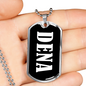 Dena v03 - Luxury Dog Tag Necklace