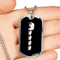 Mama Elephant With 4 Calves v3 - Luxury Dog Tag Necklace