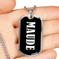Maude v03 - Luxury Dog Tag Necklace