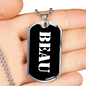 Beau v3 - Luxury Dog Tag Necklace