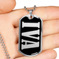 Iva v02 - Luxury Dog Tag Necklace