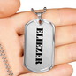 Eliezer - Luxury Dog Tag Necklace