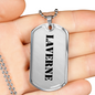 Laverne - Luxury Dog Tag Necklace