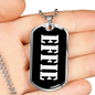 Effie v03 - Luxury Dog Tag Necklace