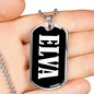 Elva v03 - Luxury Dog Tag Necklace