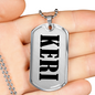 Keri v01 - Luxury Dog Tag Necklace