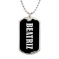 Beatriz v03 - Luxury Dog Tag Necklace