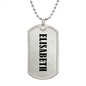 Elisabeth v01 - Luxury Dog Tag Necklace