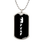 Mama Lioness With 4 Cubs v3 - Luxury Dog Tag Necklace