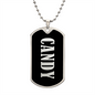 Candy v02 - Luxury Dog Tag Necklace
