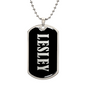Lesley v02 - Luxury Dog Tag Necklace