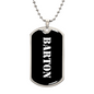 Barton v3 - Luxury Dog Tag Necklace