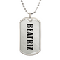 Beatriz v01 - Luxury Dog Tag Necklace