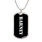 Barney v3 - Luxury Dog Tag Necklace