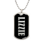 Lizzie v02 - Luxury Dog Tag Necklace