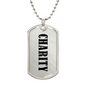 Charity v01 - Luxury Dog Tag Necklace