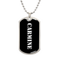 Carmine v3 - Luxury Dog Tag Necklace