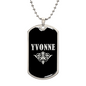 Yvonne v02a - Luxury Dog Tag Necklace