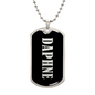 Daphne v02 - Luxury Dog Tag Necklace