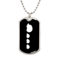 Mama Hedgehog With 3 Hoglets v3 - Luxury Dog Tag Necklace