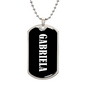 Gabriela v03 - Luxury Dog Tag Necklace