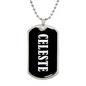 Celeste v03 - Luxury Dog Tag Necklace