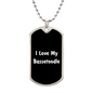 Love My Bassetoodle v6 - Luxury Dog Tag Necklace
