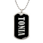 Tonia v02 - Luxury Dog Tag Necklace