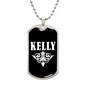 Kelly v03a - Luxury Dog Tag Necklace