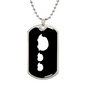 Mama Hedgehog With 2 Hoglets v3 - Luxury Dog Tag Necklace