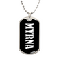Myrna v03 - Luxury Dog Tag Necklace