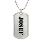 Josef - Luxury Dog Tag Necklace
