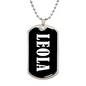 Leola v03 - Luxury Dog Tag Necklace