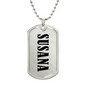 Susana v01 - Luxury Dog Tag Necklace