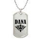 Dana v01a - Luxury Dog Tag Necklace