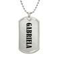 Gabriela v01 - Luxury Dog Tag Necklace