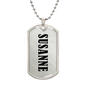 Susanne v01 - Luxury Dog Tag Necklace