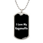 Love My Ragamuffin v3 - Luxury Dog Tag Necklace