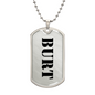 Burt - Luxury Dog Tag Necklace