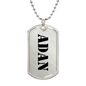 Adan - Luxury Dog Tag Necklace