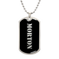 Morton v2 - Luxury Dog Tag Necklace
